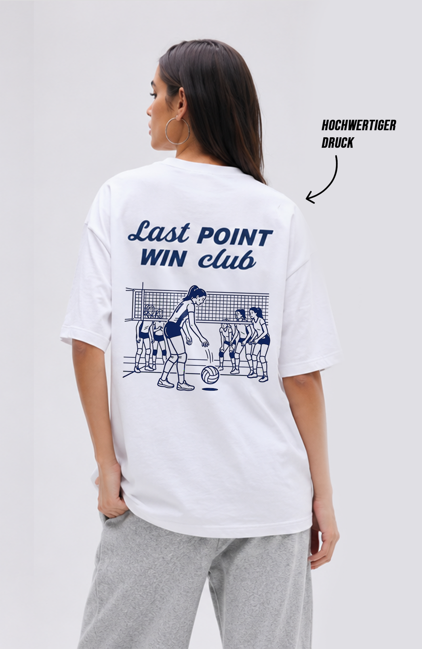 LAST POINT CLUB OVERSIZED SHIRT