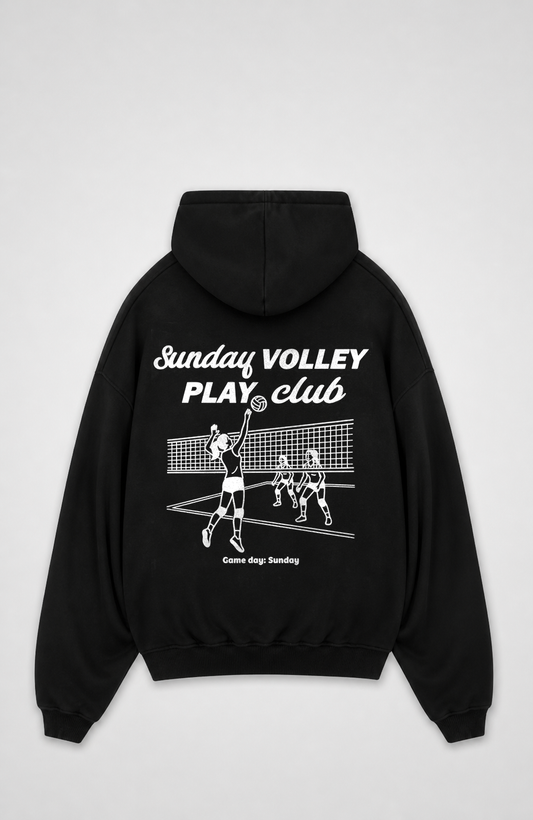 SUNDAY VOLLEY PLAY CLUB OVERSIZED HOODIE