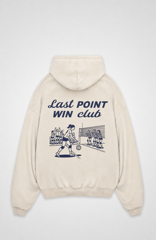 LAST POINT CLUB OVERSIZED HOODIE
