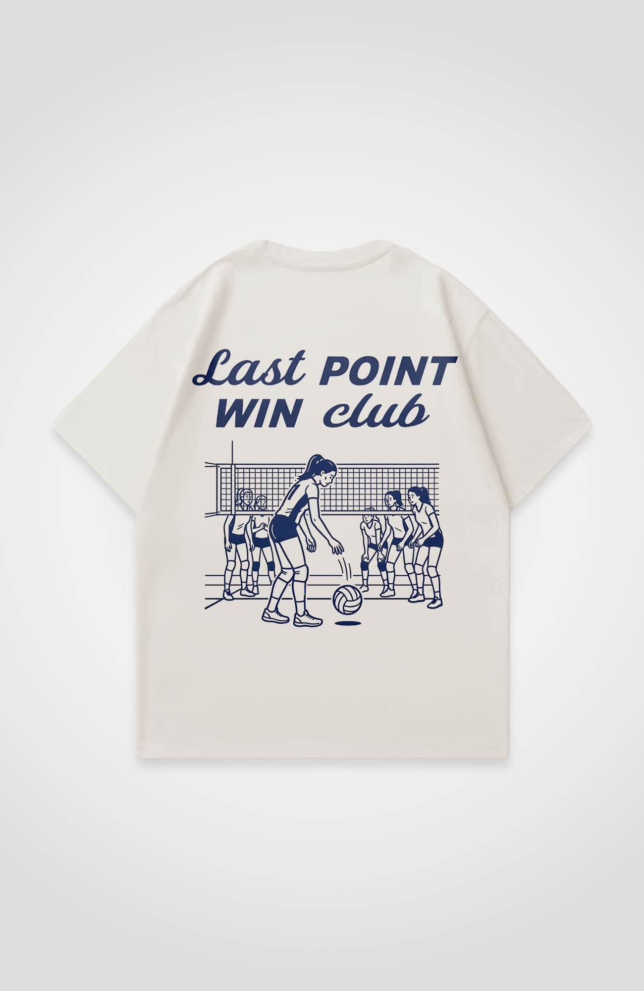 LAST POINT CLUB OVERSIZED SHIRT