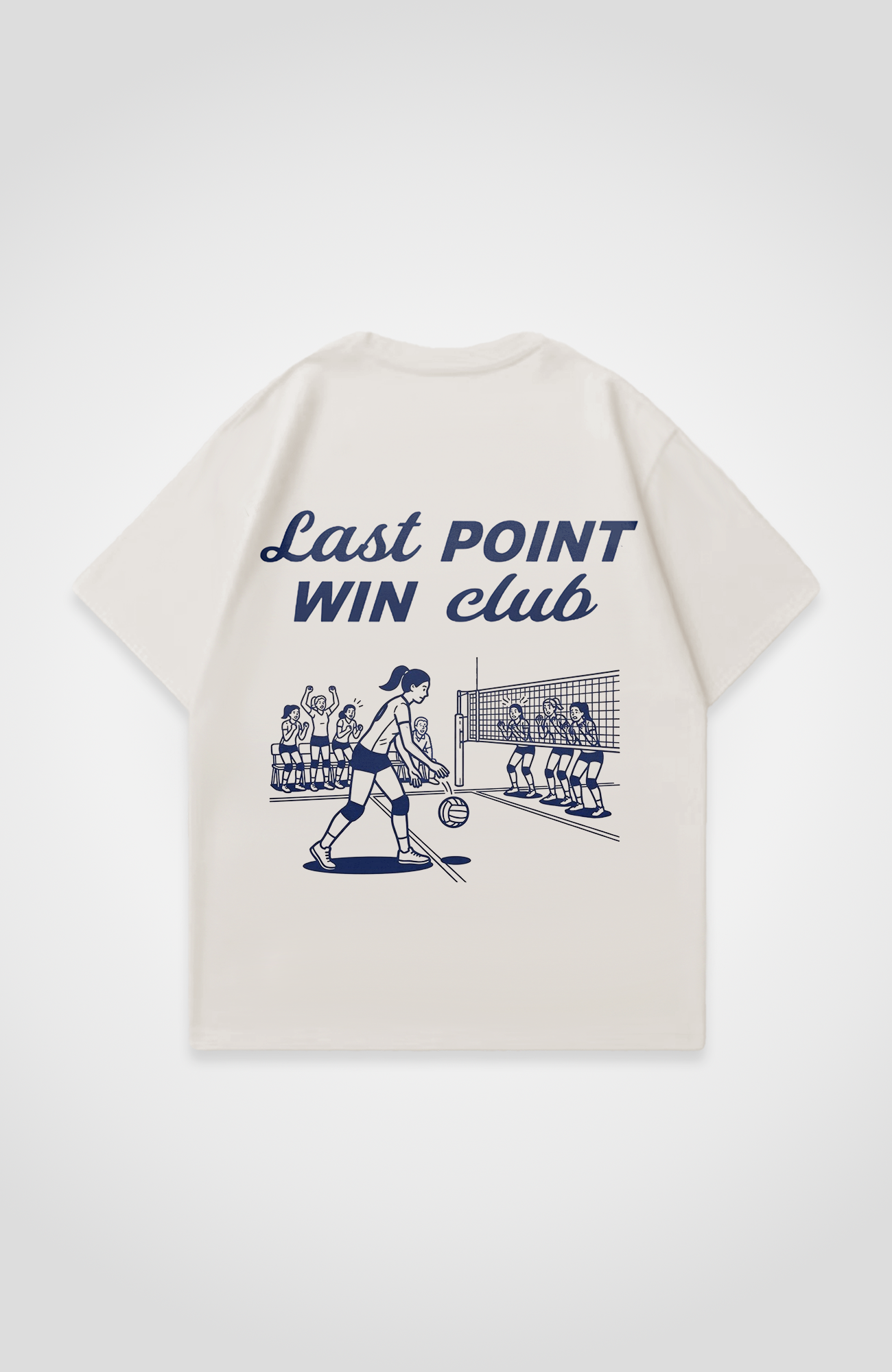 LAST POINT CLUB OVERSIZED SHIRT