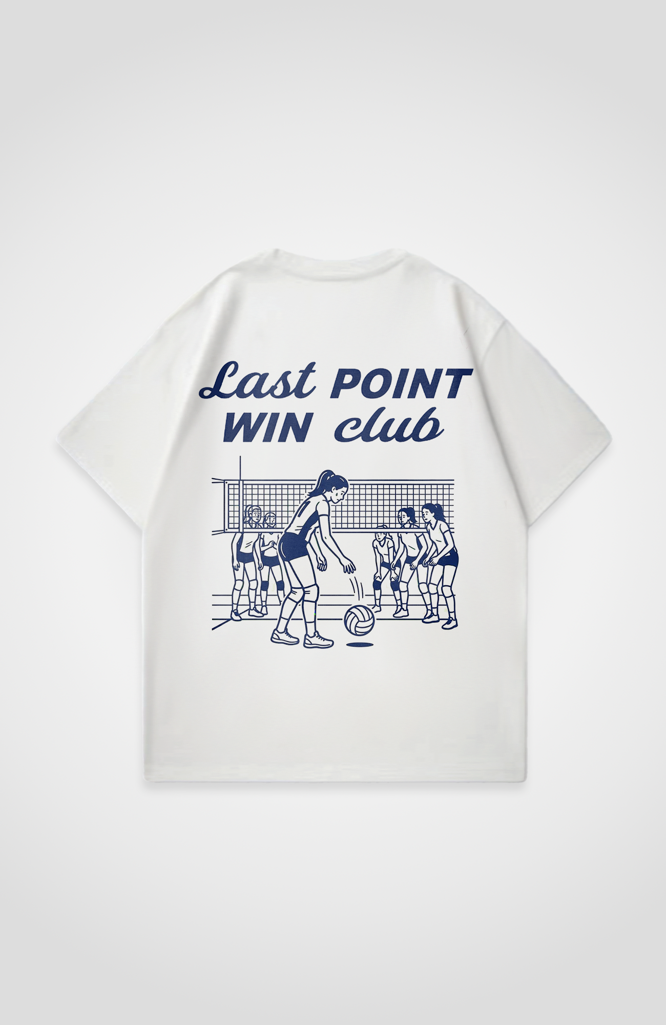 LAST POINT CLUB OVERSIZED SHIRT