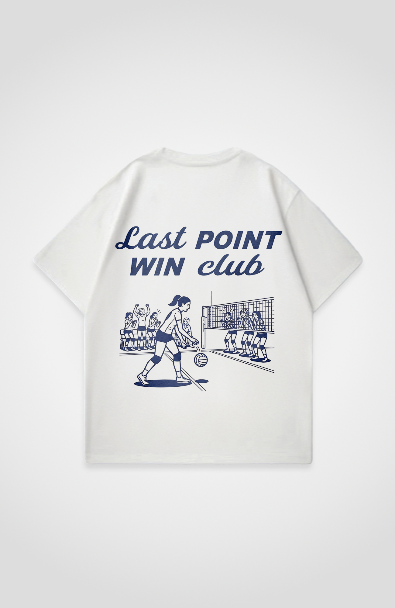 LAST POINT CLUB OVERSIZED SHIRT