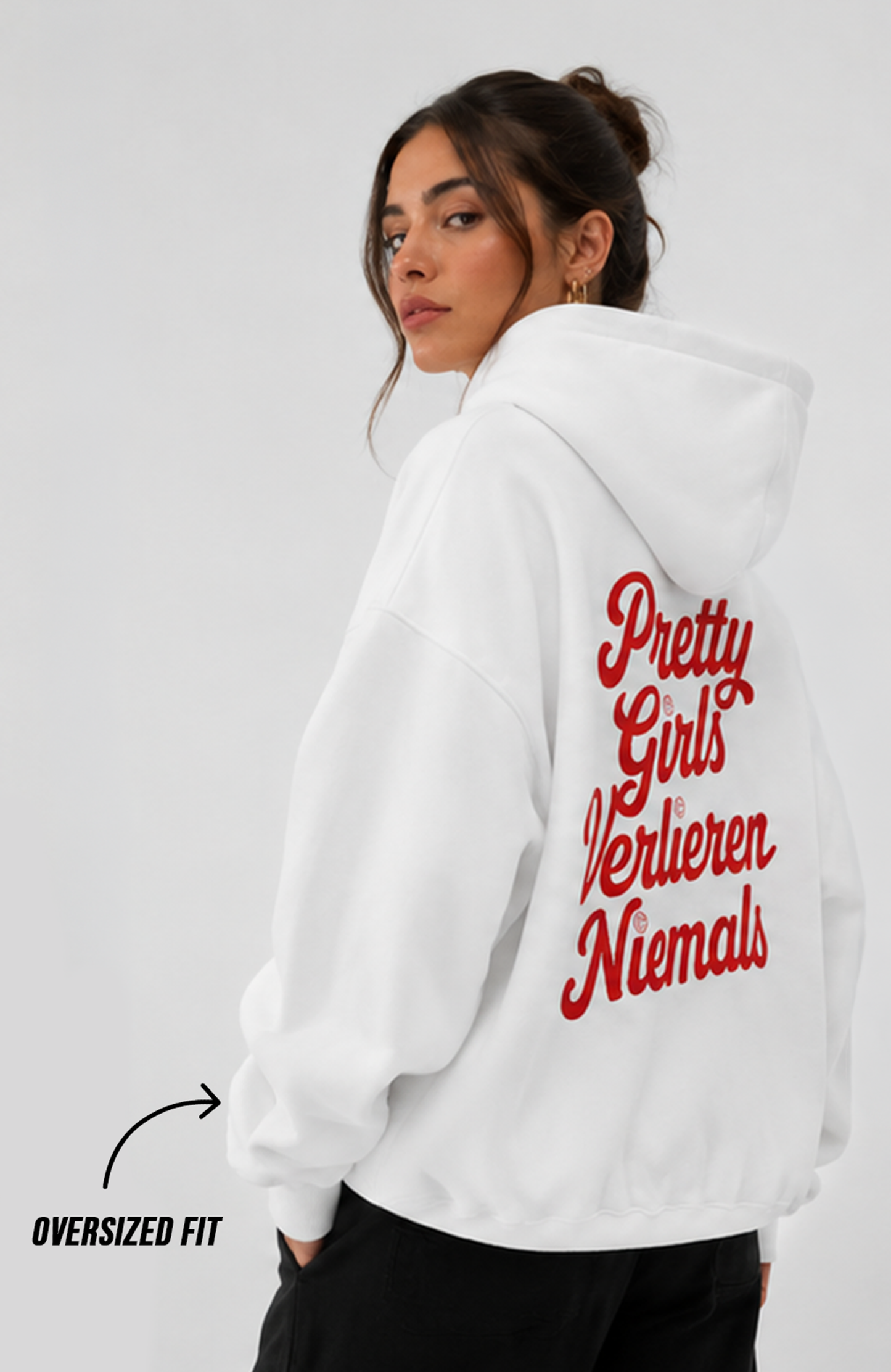 PRETTY GIRLS VERLIEREN NIEMALS OVERSIZED HOODIE