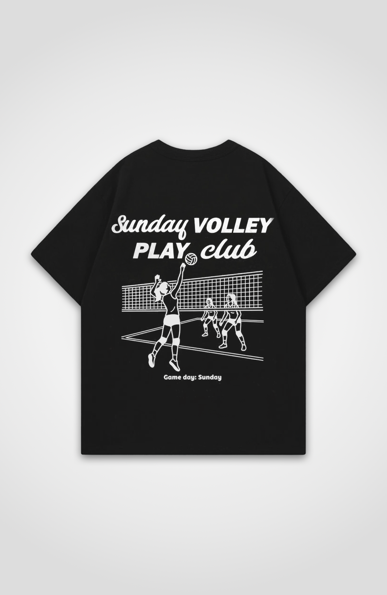 SUNDAY VOLLEY PLAY CLUB OVERSIZED SHIRT