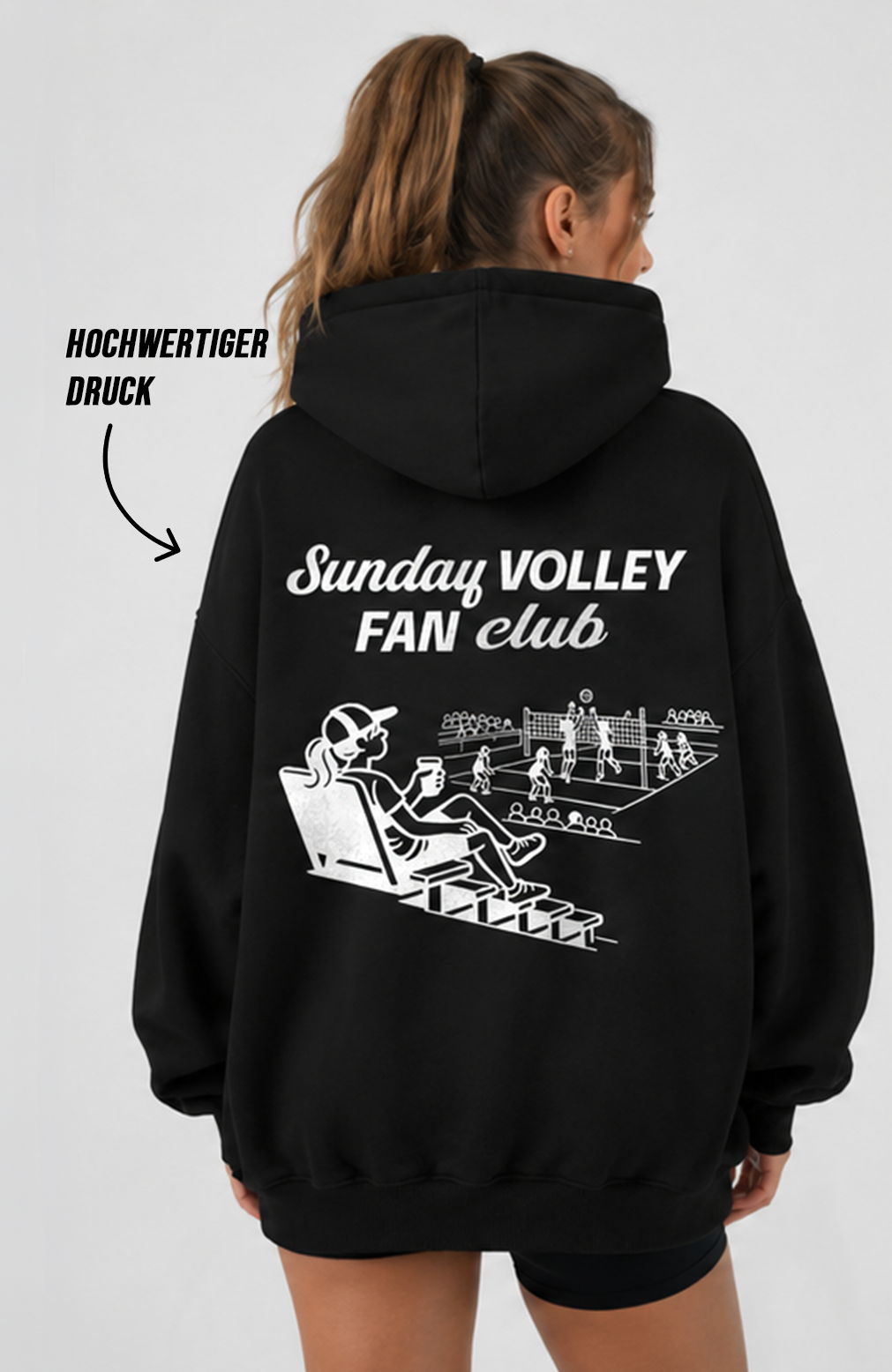 SUNDAY VOLLEY FAN CLUB OVERSIZED HOODIE
