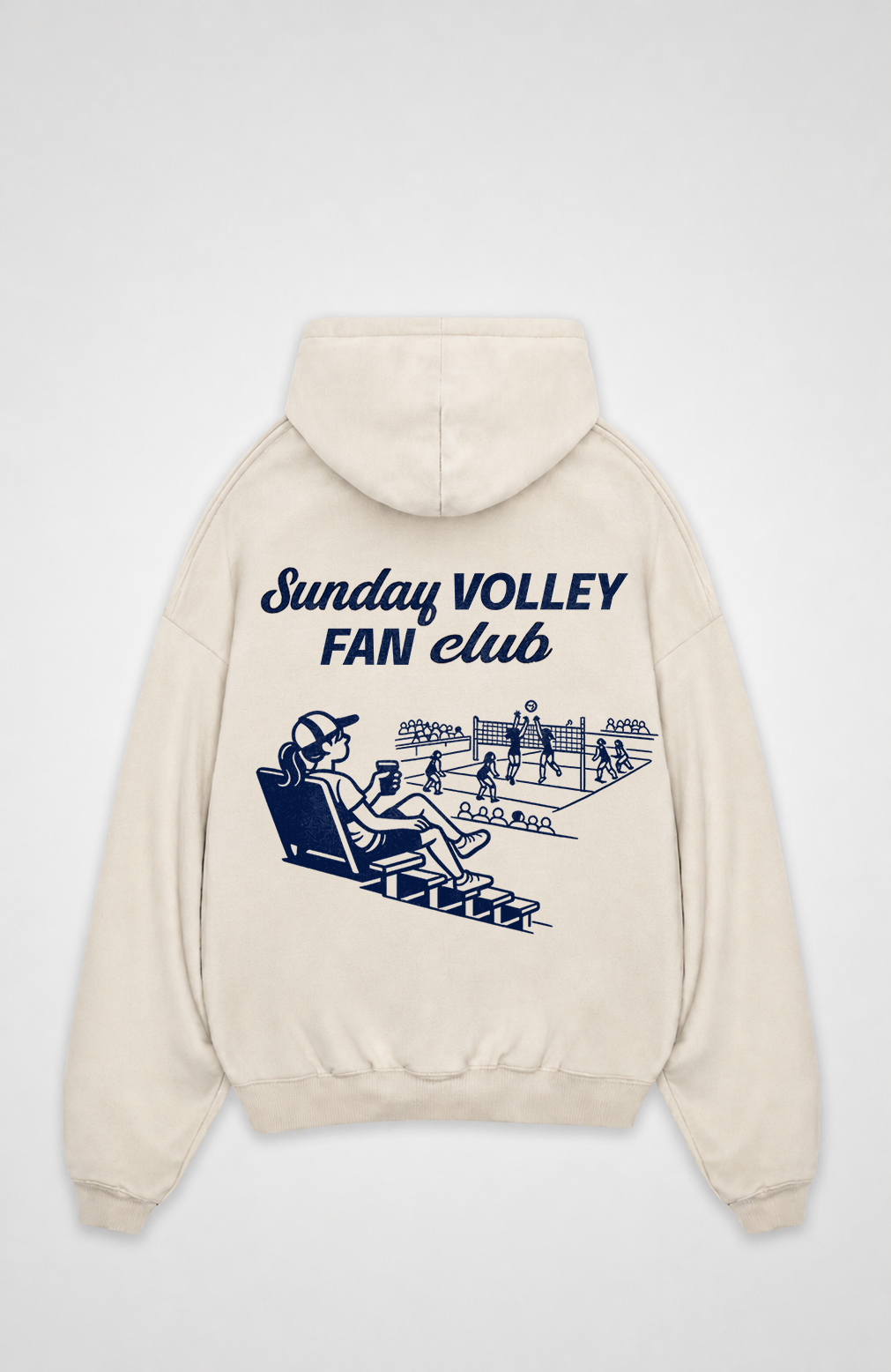 SUNDAY VOLLEY FAN CLUB OVERSIZED HOODIE
