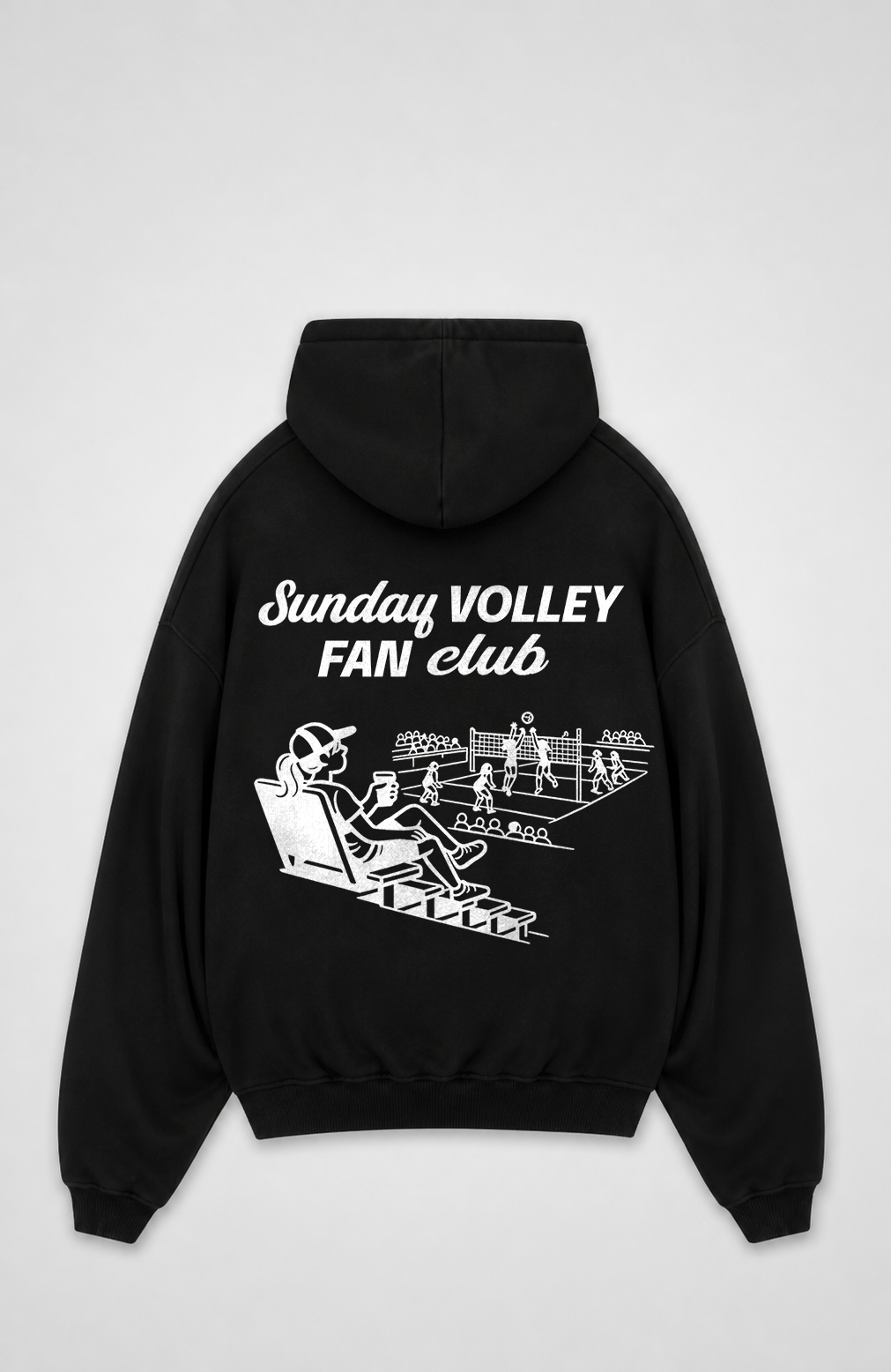 SUNDAY VOLLEY FAN CLUB OVERSIZED HOODIE