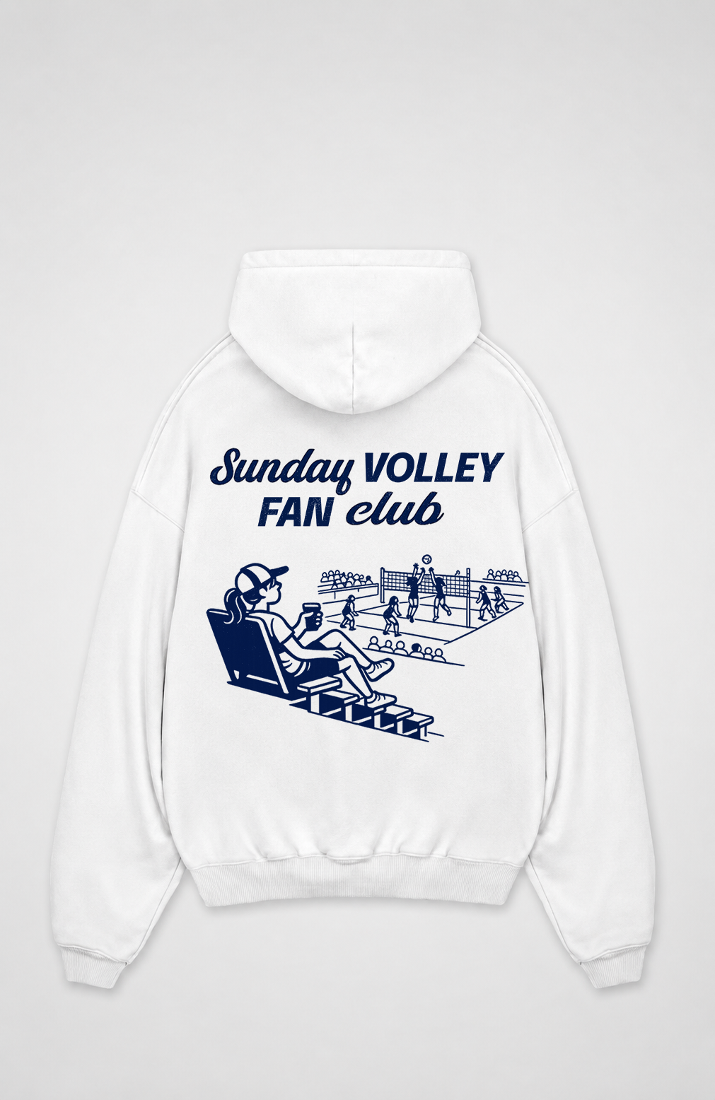SUNDAY VOLLEY FAN CLUB OVERSIZED HOODIE