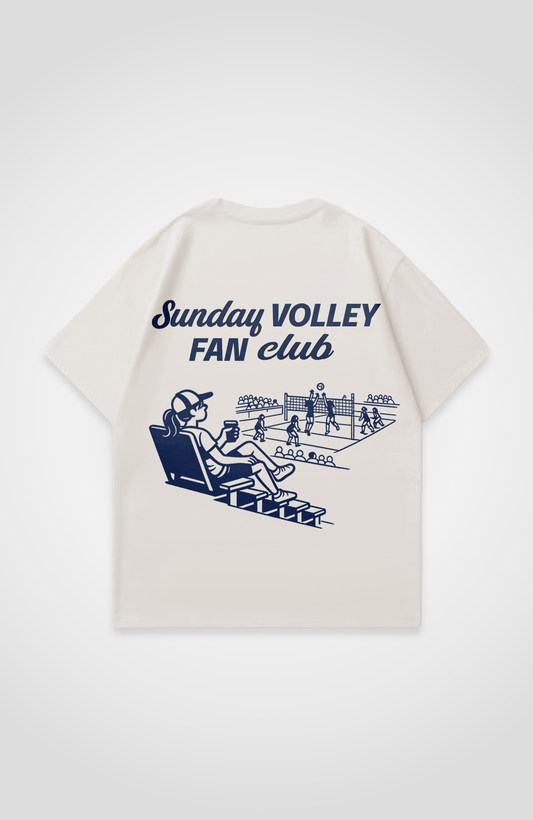 SUNDAY VOLLEY FAN CLUB OVERSIZED SHIRT