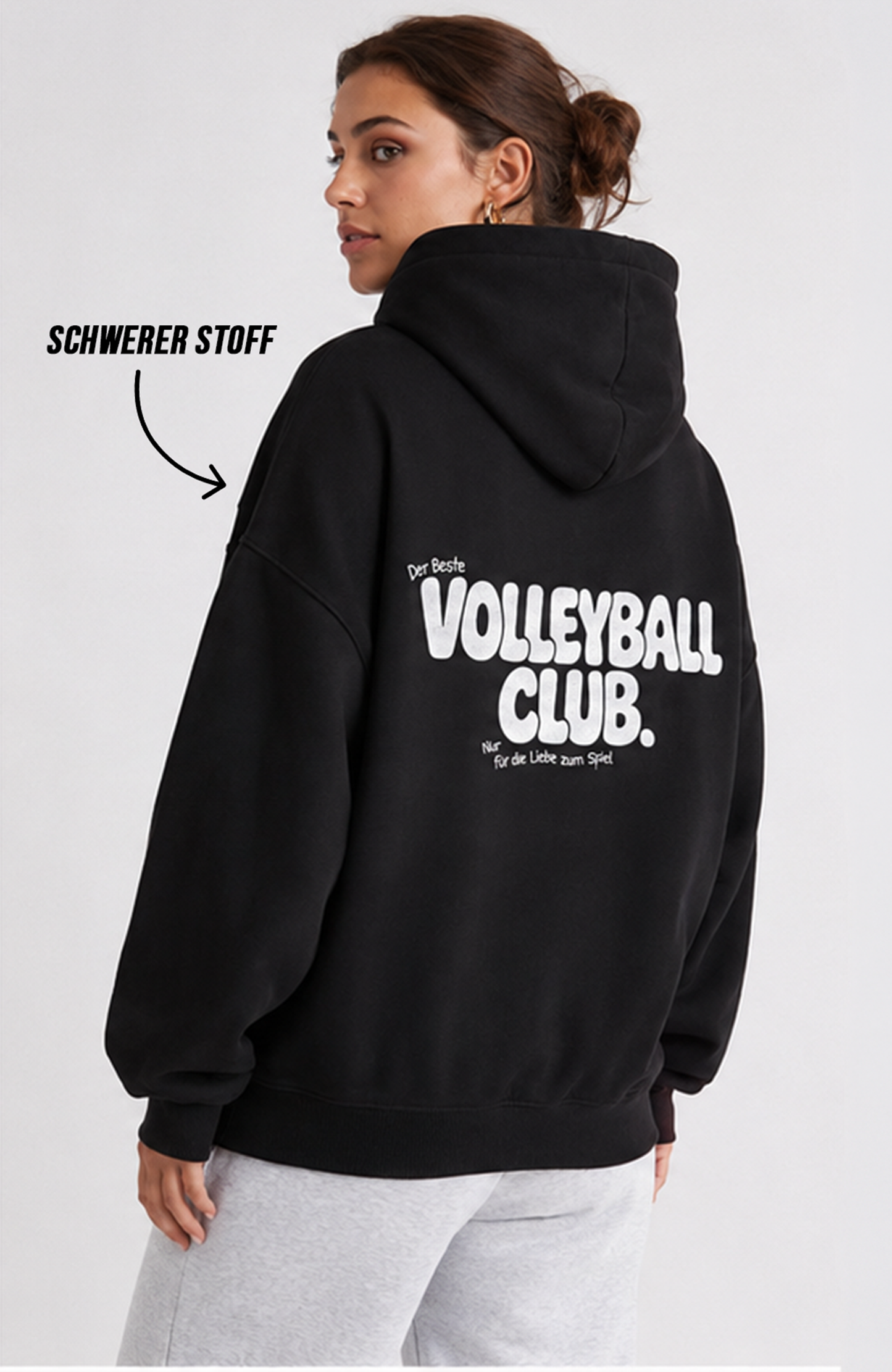 VOLLEYBALL CLUB OVERSIZED HOODIE